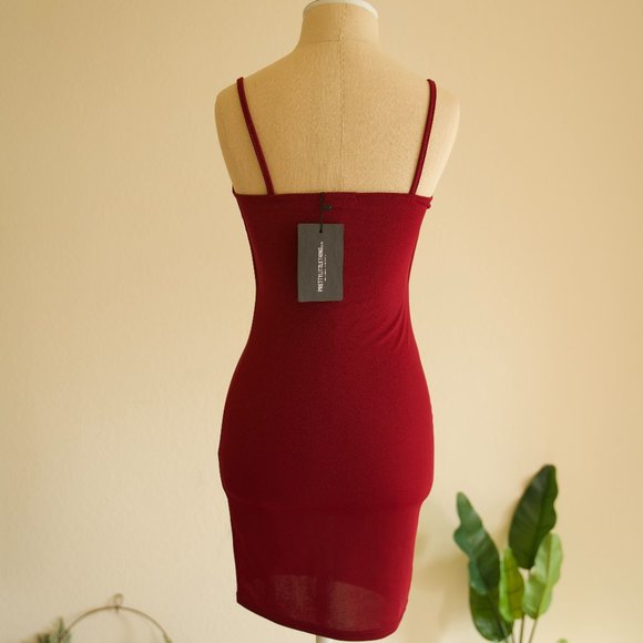 Red Cocktail Dress - Picture 3 of 3